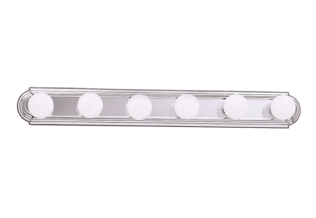Six Light Linear Bath in Chrome - available from The Lighting Shoppe, trusted by Canadian homeowners