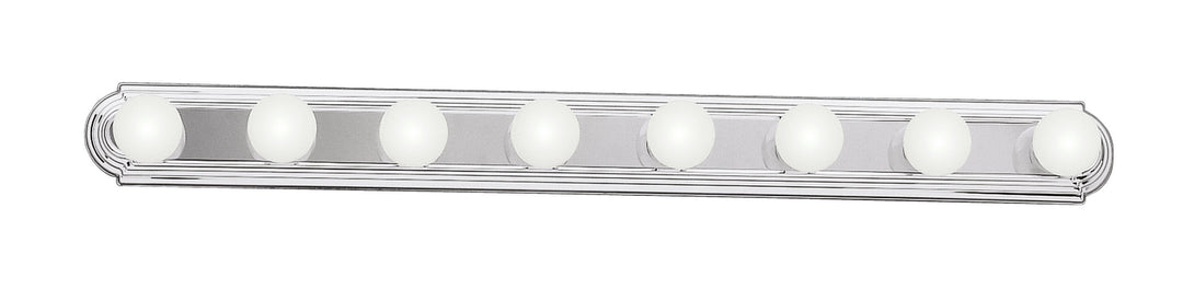 Eight Light Linear Bath in Chrome - available from The Lighting Shoppe, trusted by Canadian homeowners