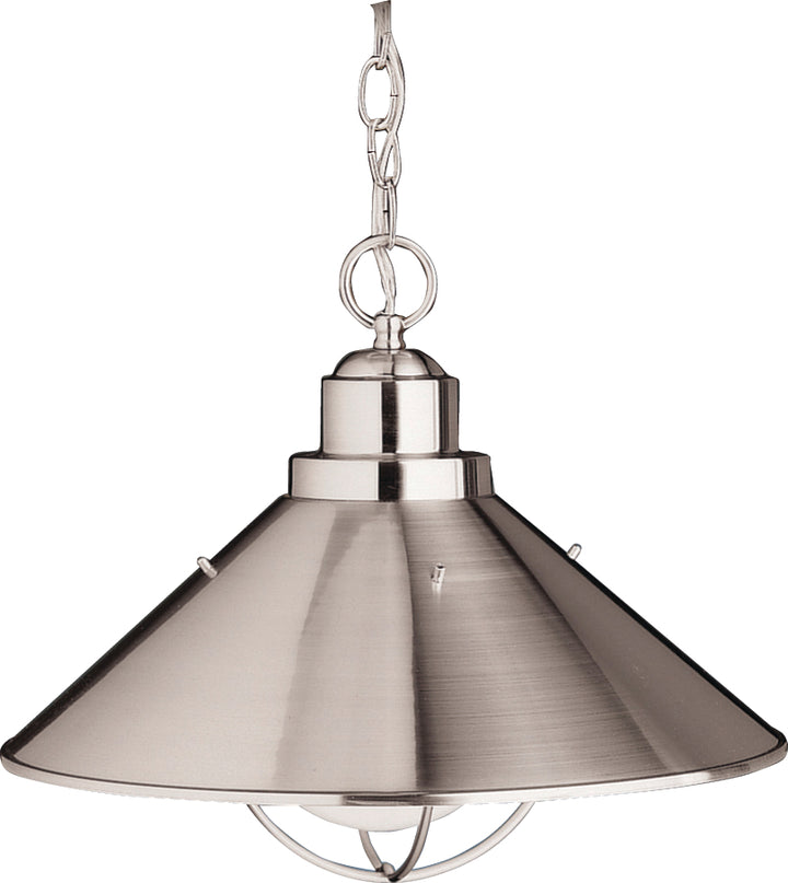 Kichler Canada - 2713NI - One Light Outdoor Pendant - Seaside - Brushed Nickel