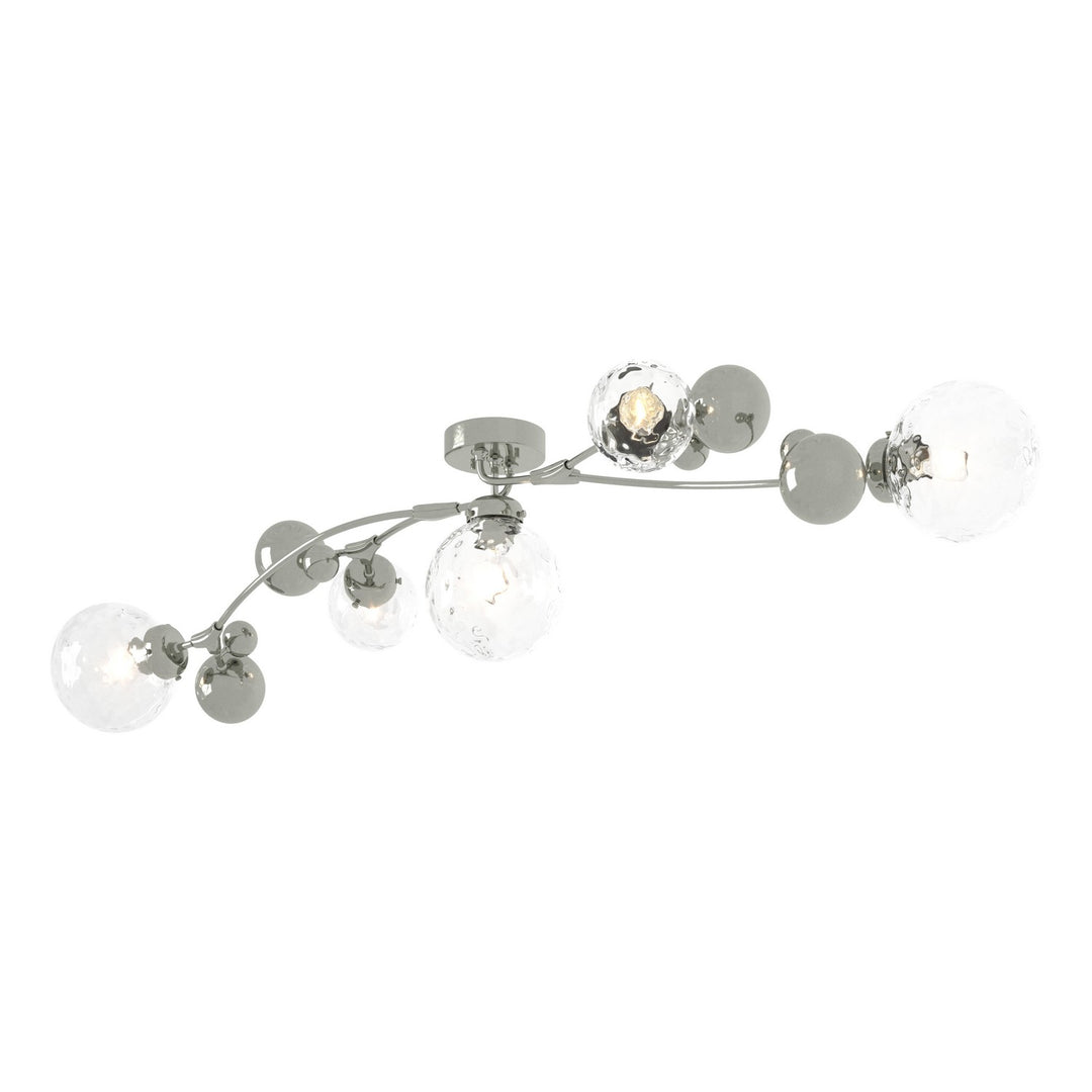 Hubbardton Forge Canada - 128715-SKT-85-LL0639 - Five Light Semi-Flush Mount - Sprig - Sterling