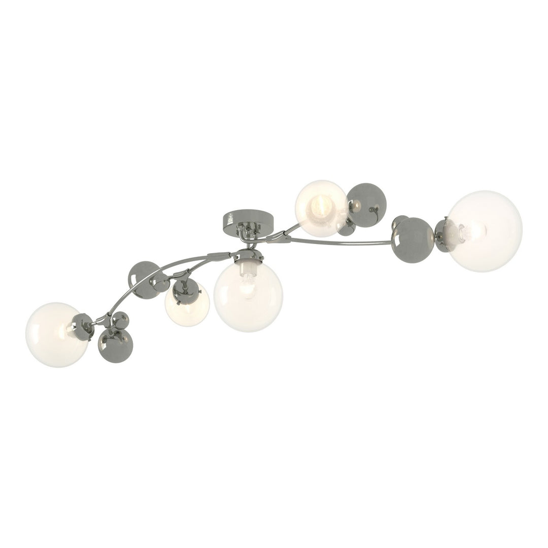 Hubbardton Forge Canada - 128715-SKT-85-WF0639 - Five Light Semi-Flush Mount - Sprig - Sterling