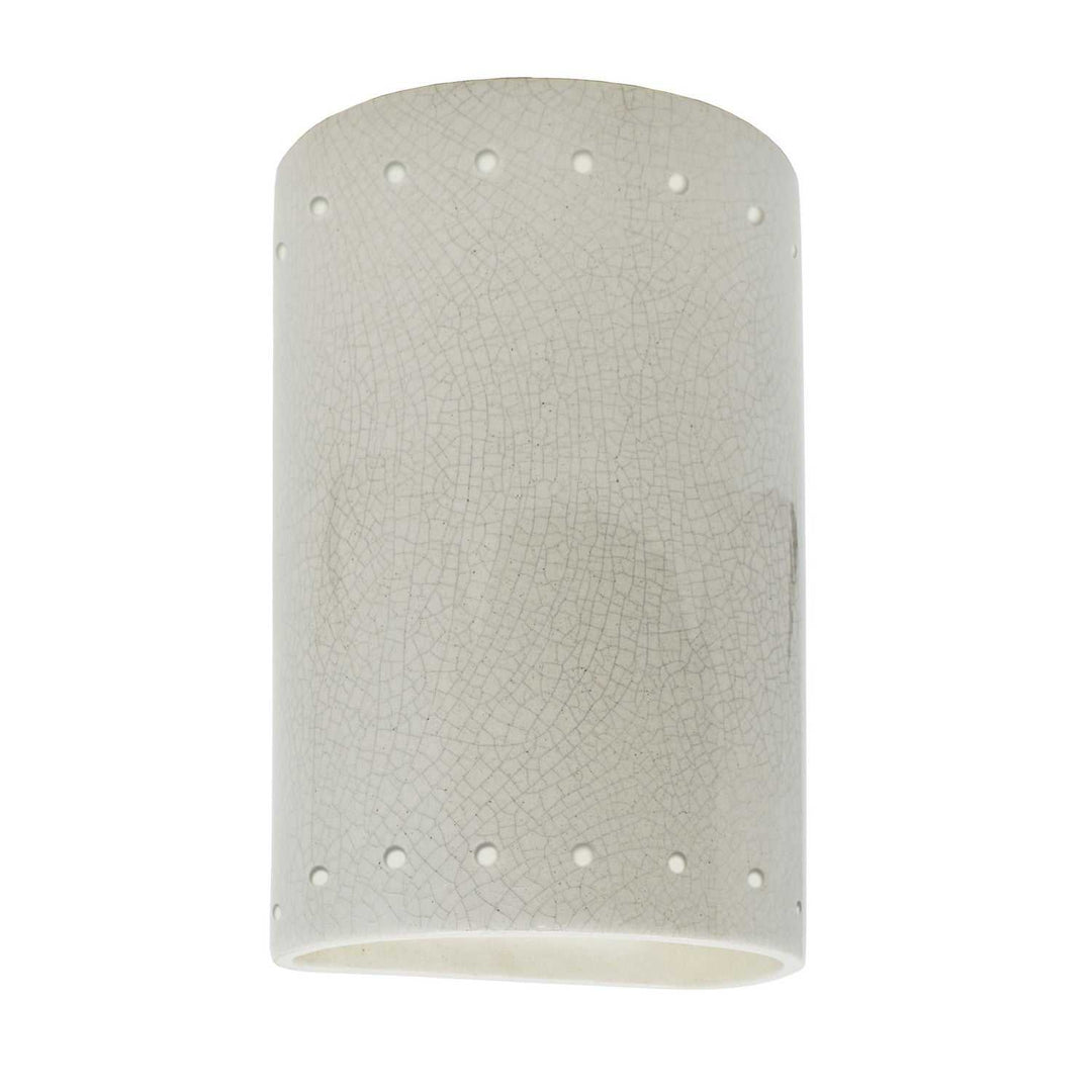 Ambiance Lantern in White Crackle Justice Designs