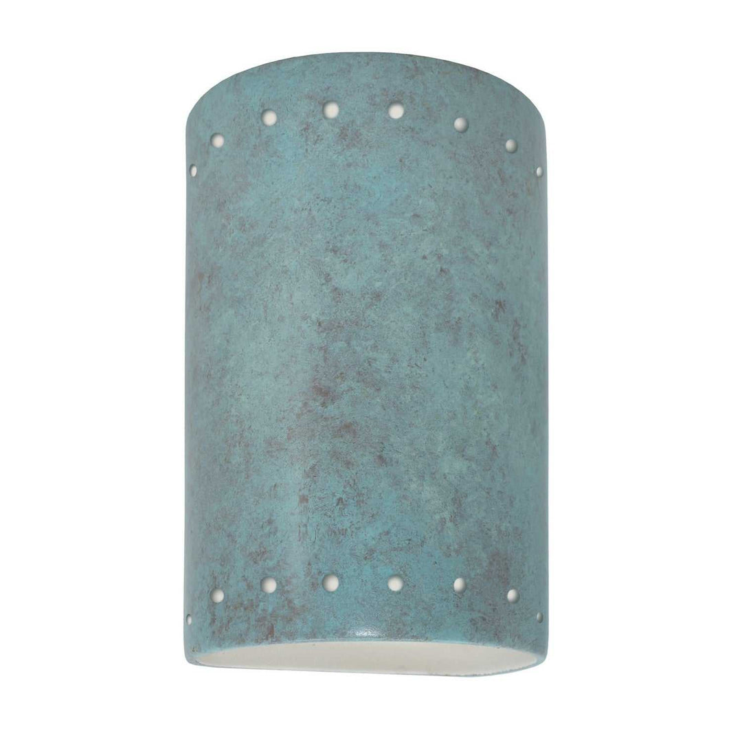 Ambiance LED Lantern in Verde Patina Justice Designs