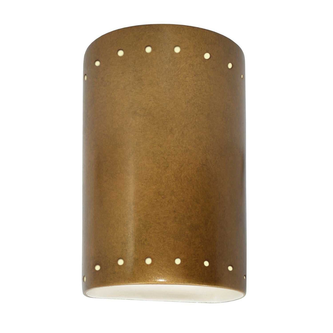 Ambiance LED Lantern in Antique Gold Justice Designs