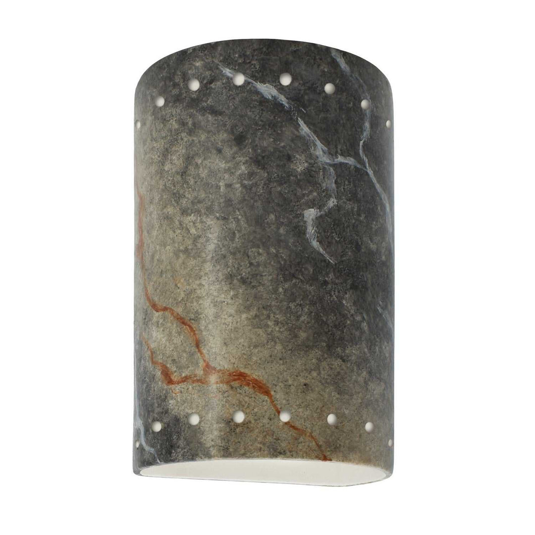 Ambiance LED Lantern in Slate Marble Justice Designs