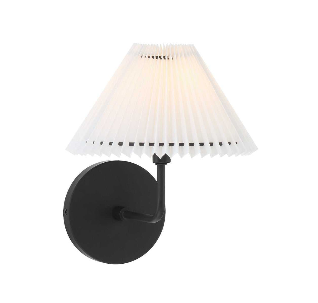 Meridian - M90105MBK - One Light Wall Sconce - Matte Black