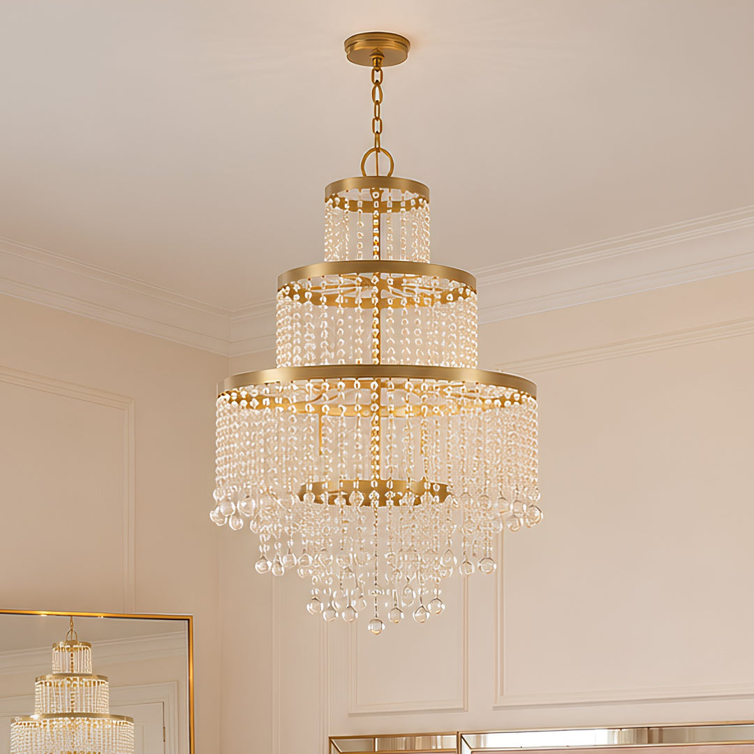 Savoy House - 1-1868-15-322 - 15 Light Chandelier - Luna - Warm Brass