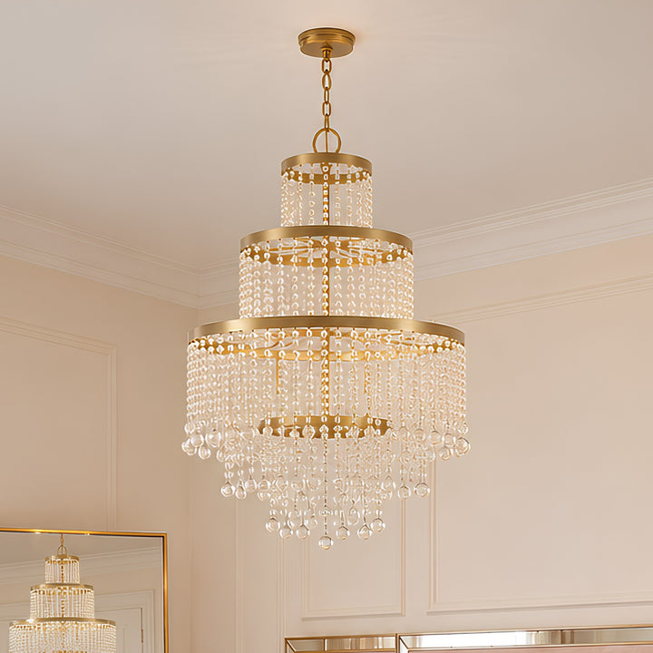 Savoy House - 1-1868-15-322 - 15 Light Chandelier - Luna - Warm Brass