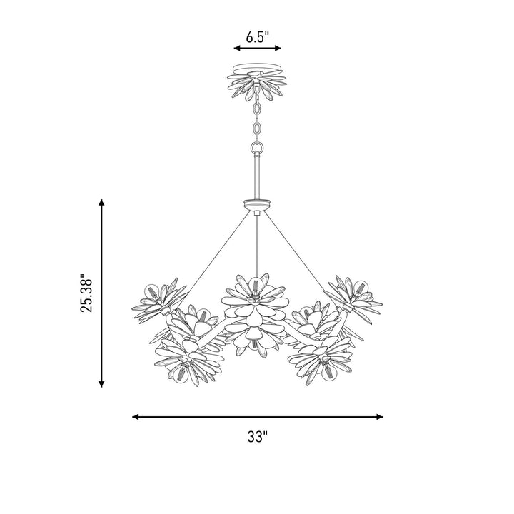 Savoy House - 1-1961-16-18 - 16 Light Chandelier - Giselle - Delphine
