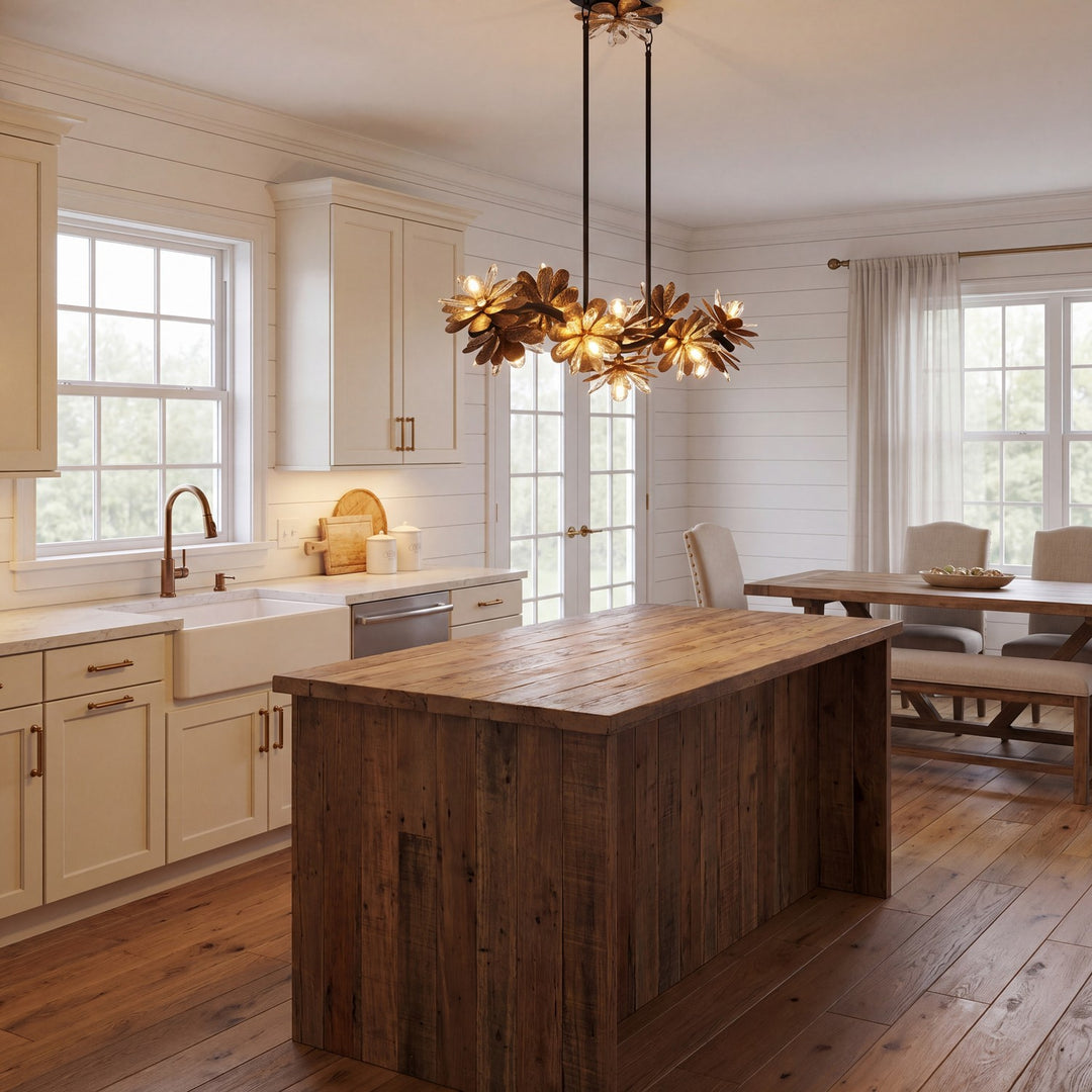 Savoy House - 1-1963-10-18 - Ten Light Linear Chandelier - Giselle - Delphine