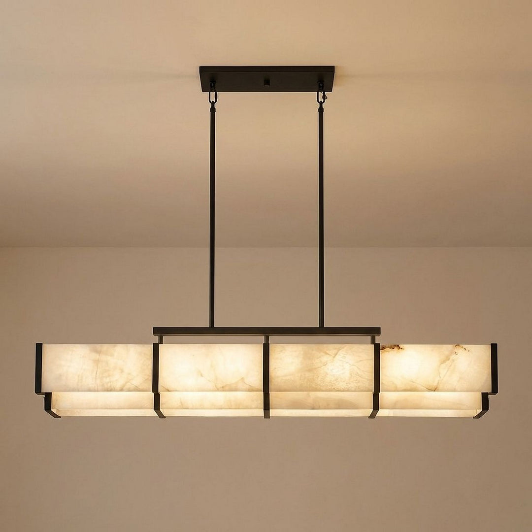 Savoy House - 1-2332-8-50 - Eight Light Linear Chandelier - Orleans - Black Cashmere