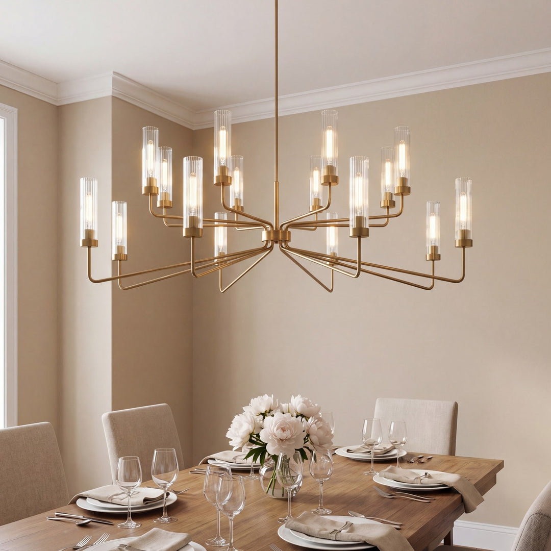 Savoy House - 1-8862-16-322 - 16 Light Chandelier - Baker - Warm Brass