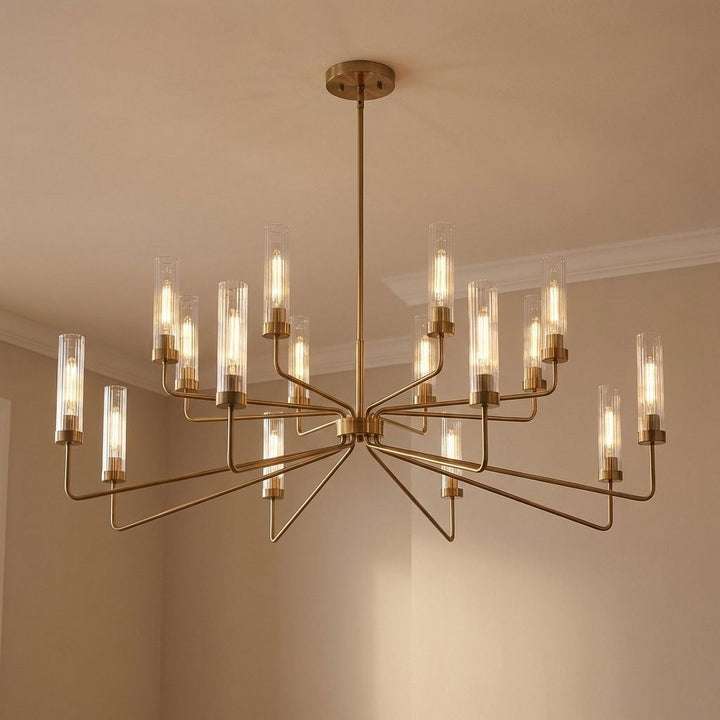 Savoy House - 1-8862-16-322 - 16 Light Chandelier - Baker - Warm Brass