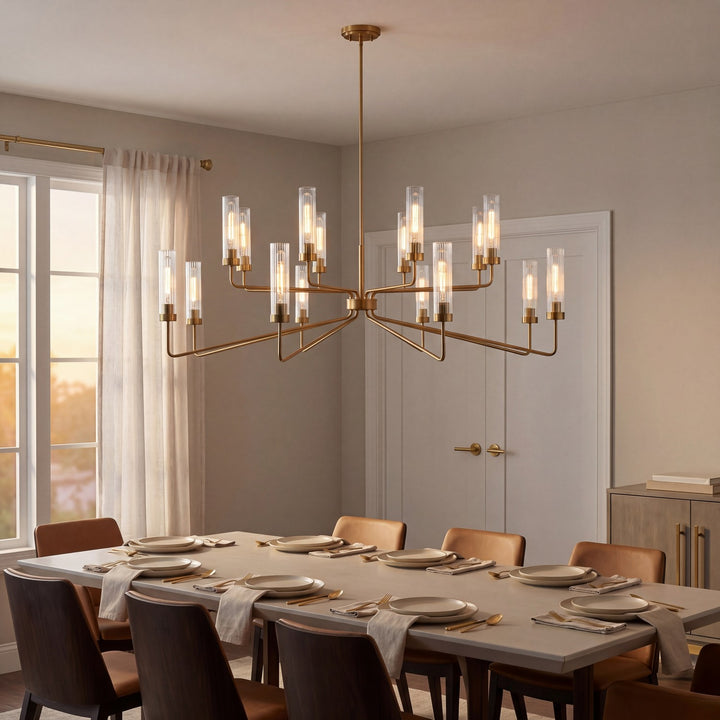 Savoy House - 1-8862-16-322 - 16 Light Chandelier - Baker - Warm Brass