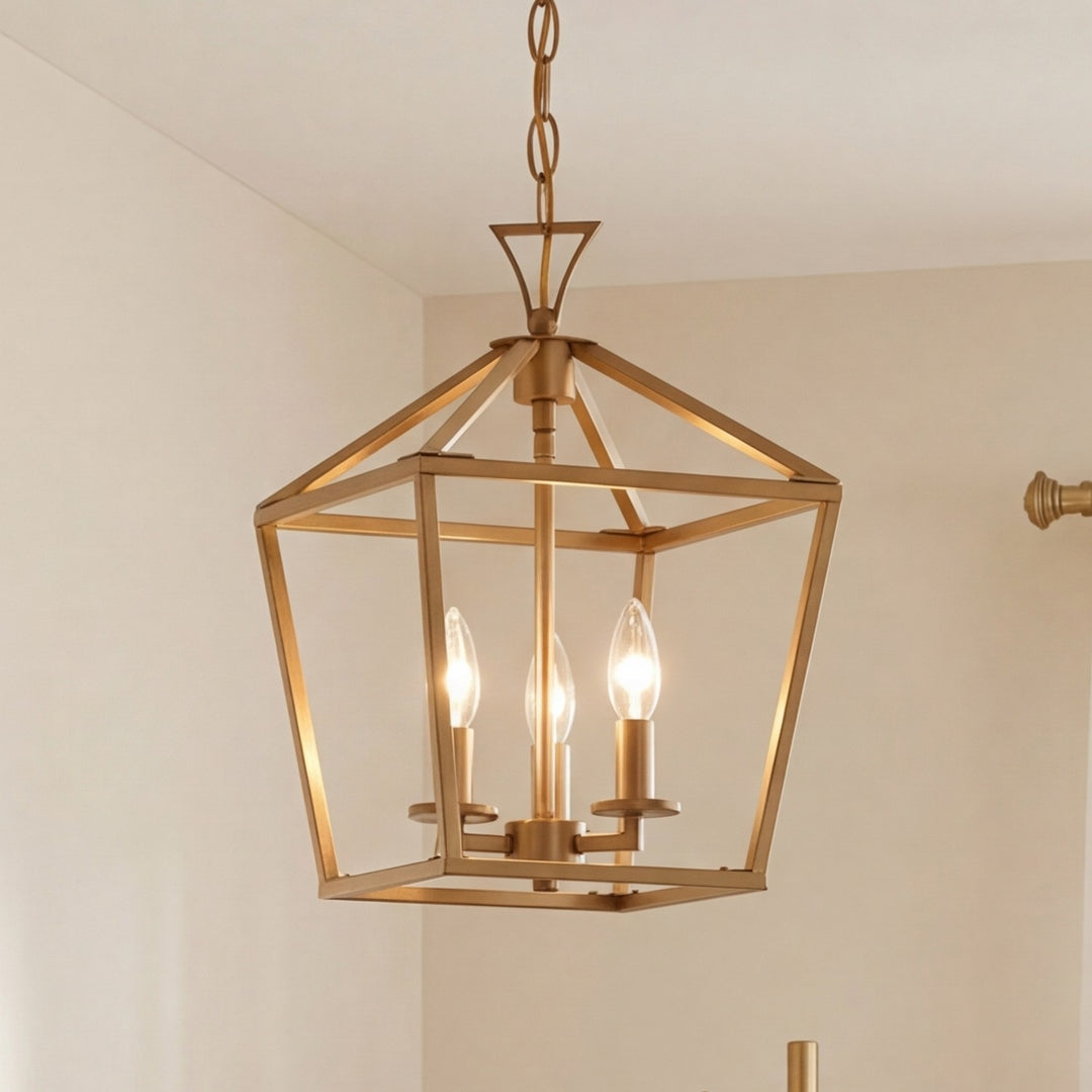 Savoy House - 3-420-3-322 - Three Light Pendant - Townsend - Warm Brass