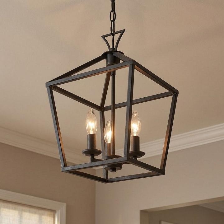 Savoy House - 3-420-3-89 - Three Light Pendant - Townsend - Matte Black