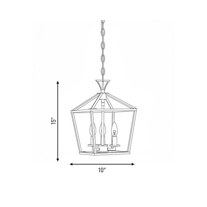 Savoy House - 3-420-3-89 - Three Light Pendant - Townsend - Matte Black