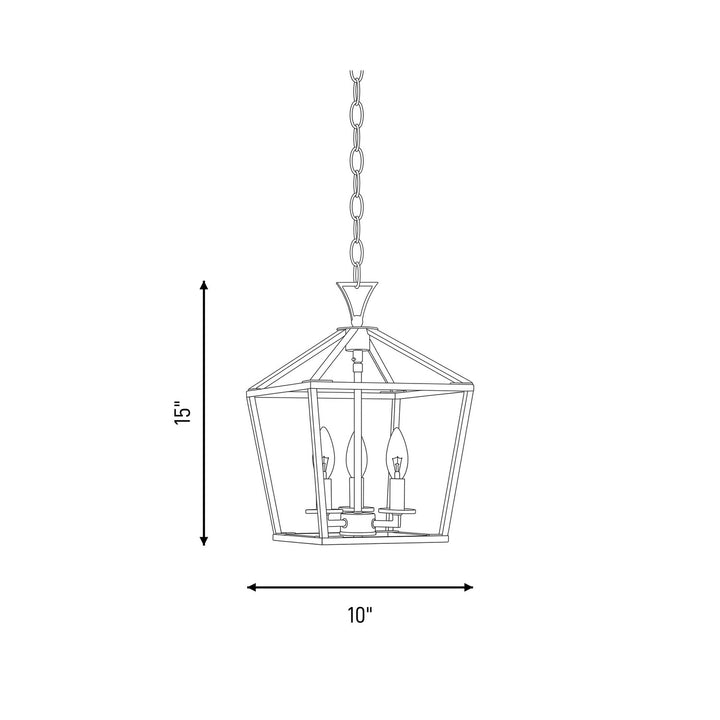 Savoy House - 3-420-3-SN - Three Light Pendant - Townsend - Satin Nickel