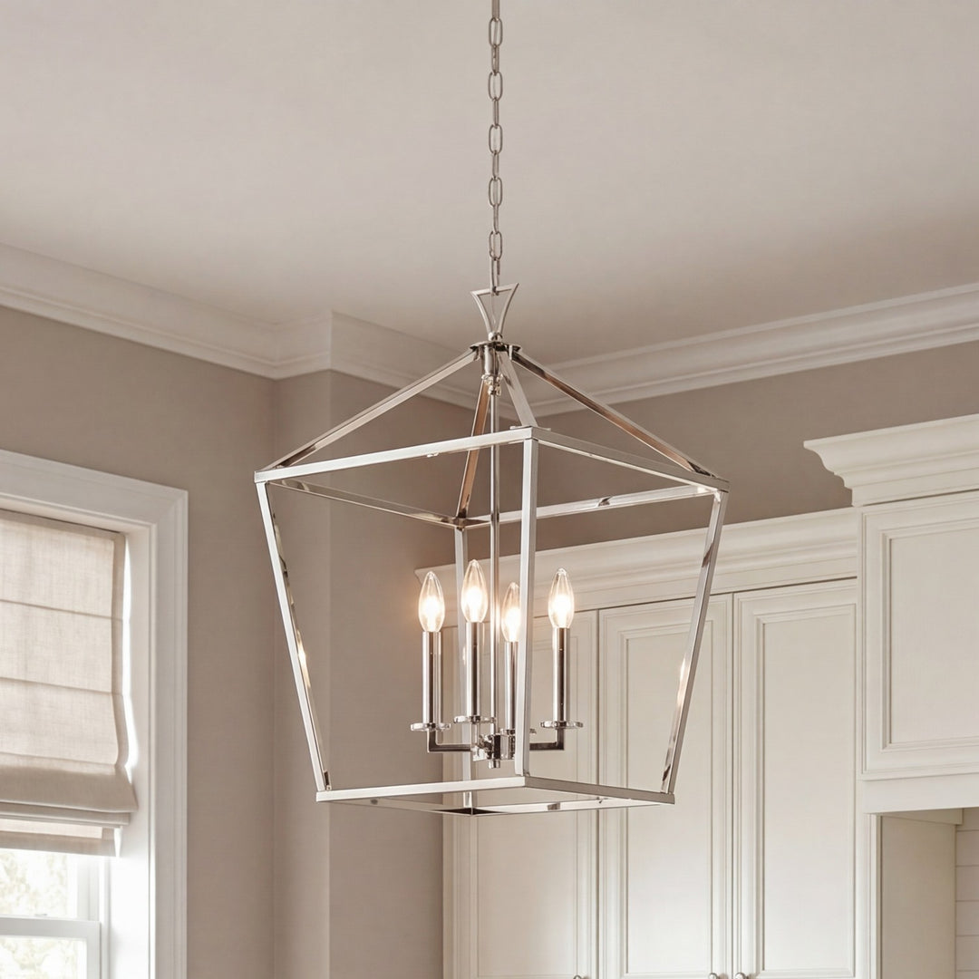 Savoy House - 3-421-4-109 - Four Light Pendant - Townsend - Polished Nickel