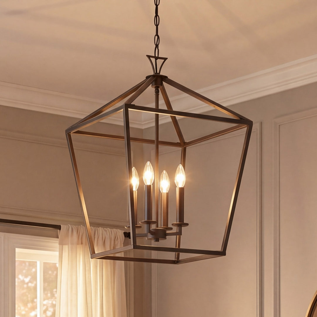Savoy House - 3-421-4-44 - Four Light Pendant - Townsend - Classic Bronze