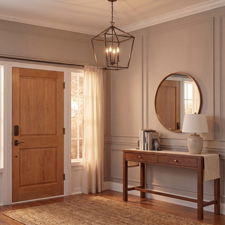 Savoy House - 3-421-4-44 - Four Light Pendant - Townsend - Classic Bronze