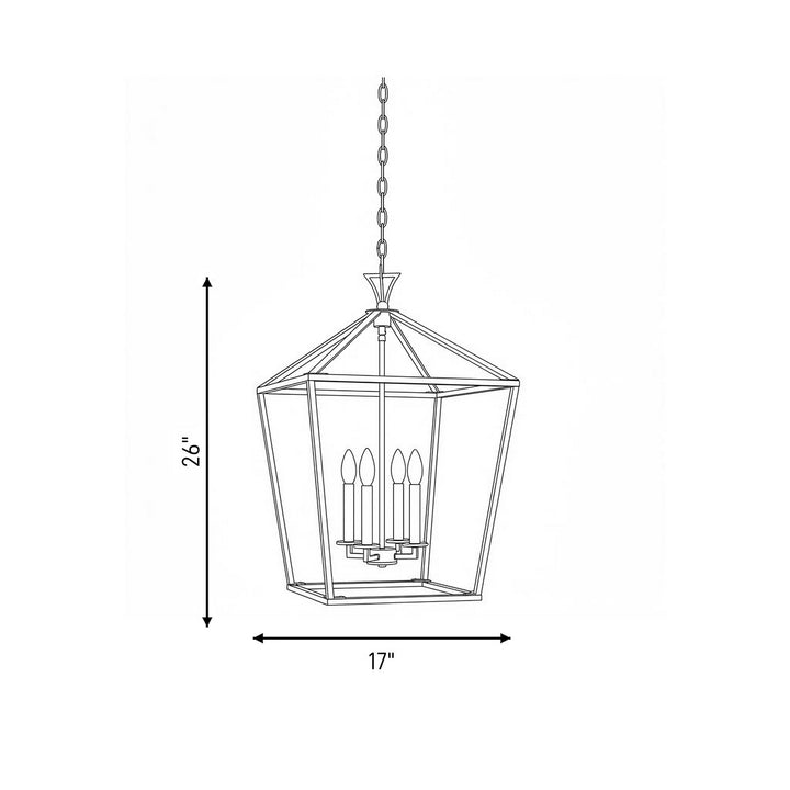 Savoy House - 3-421-4-89 - Four Light Pendant - Townsend - Matte Black