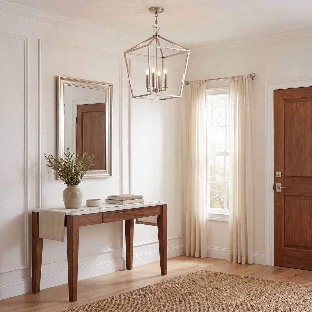 Savoy House - 3-421-4-SN - Four Light Pendant - Townsend - Satin Nickel