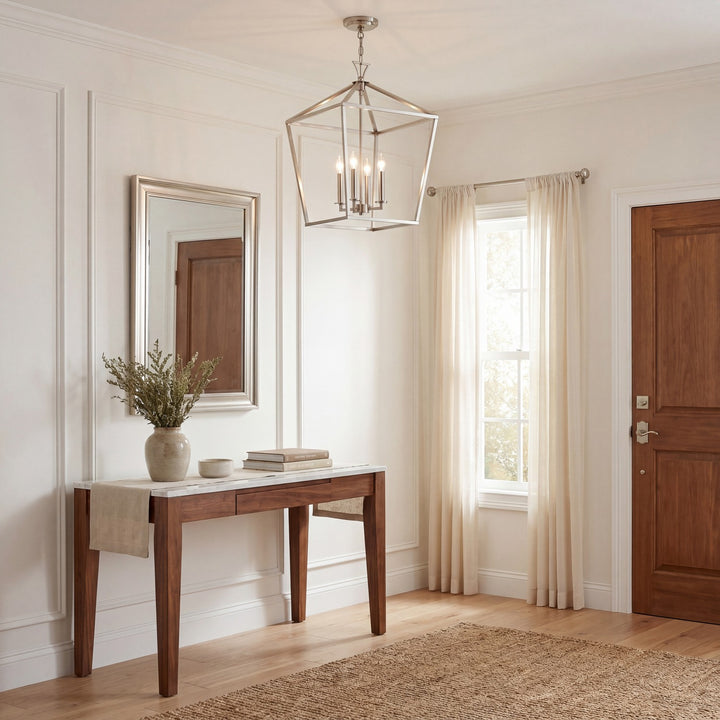 Savoy House - 3-421-4-SN - Four Light Pendant - Townsend - Satin Nickel