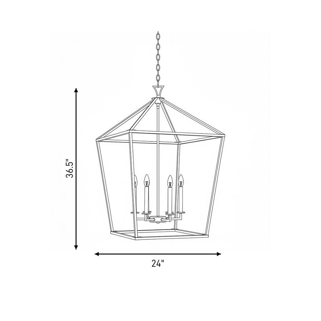 Savoy House - 3-422-6-44 - Six Light Pendant - Townsend - Classic Bronze
