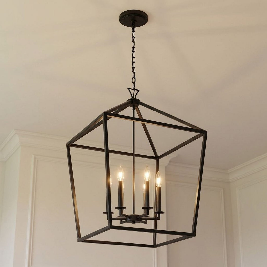 Savoy House - 3-422-6-89 - Six Light Pendant - Townsend - Matte Black