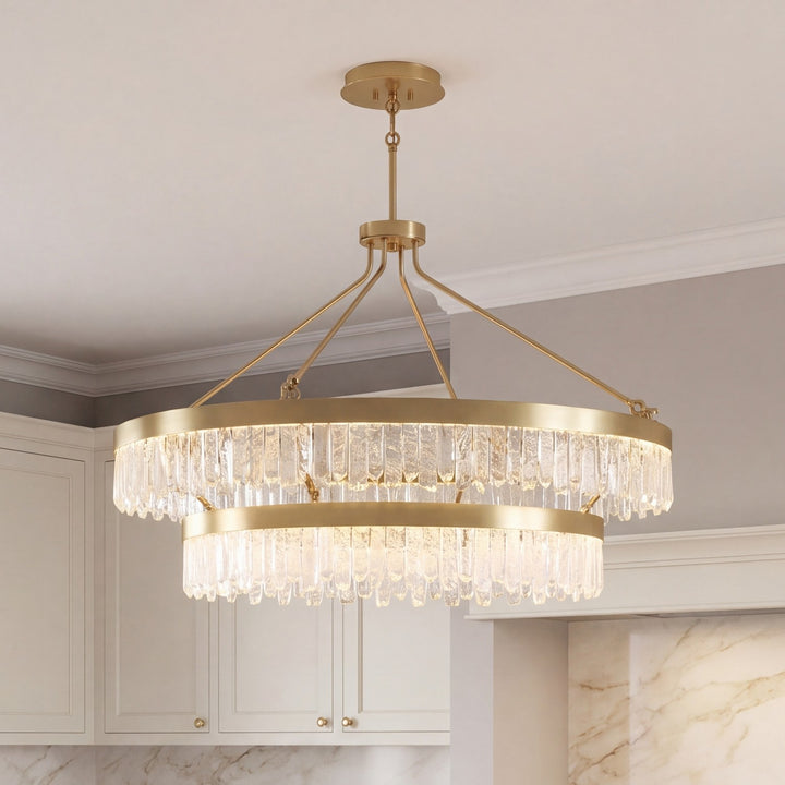 Savoy House - 7-1622-117-322 - LED Pendant - Landon - Warm Brass