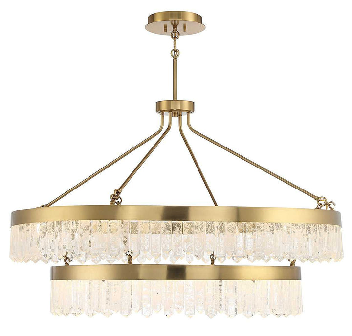 Landon LED Pendant in Warm Brass Savoy House