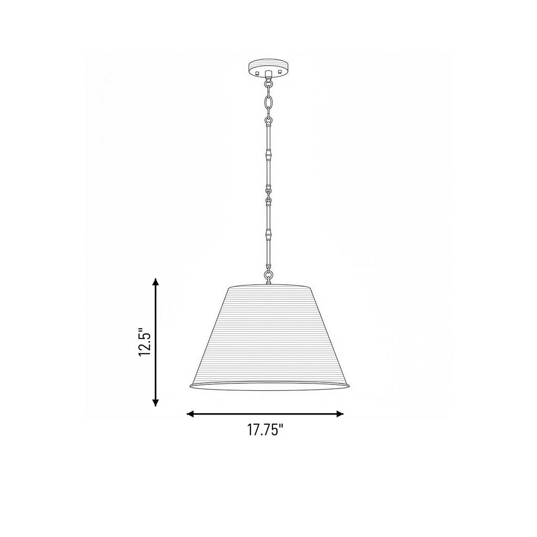 Savoy House - 7-231-1-322 - One Light Pendant - Alden - Warm Brass