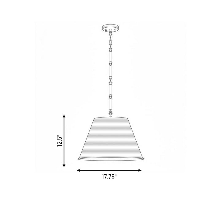 Savoy House - 7-231-1-322 - One Light Pendant - Alden - Warm Brass