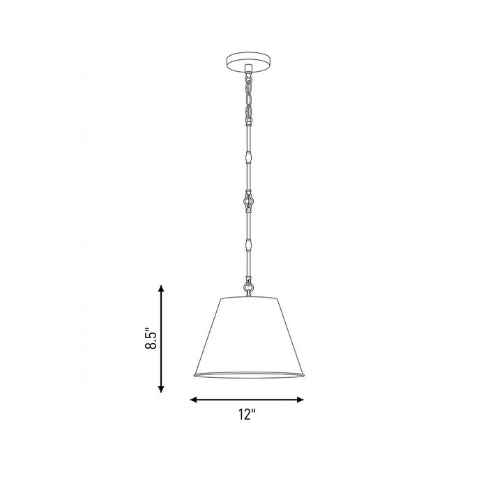 Savoy House - 7-232-1-89 - One Light Pendant - Alden - Matte Black