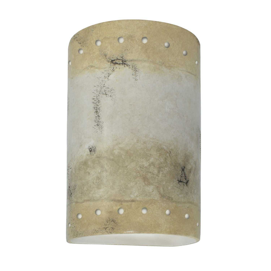 Ambiance Lantern in Greco Travertine Justice Designs