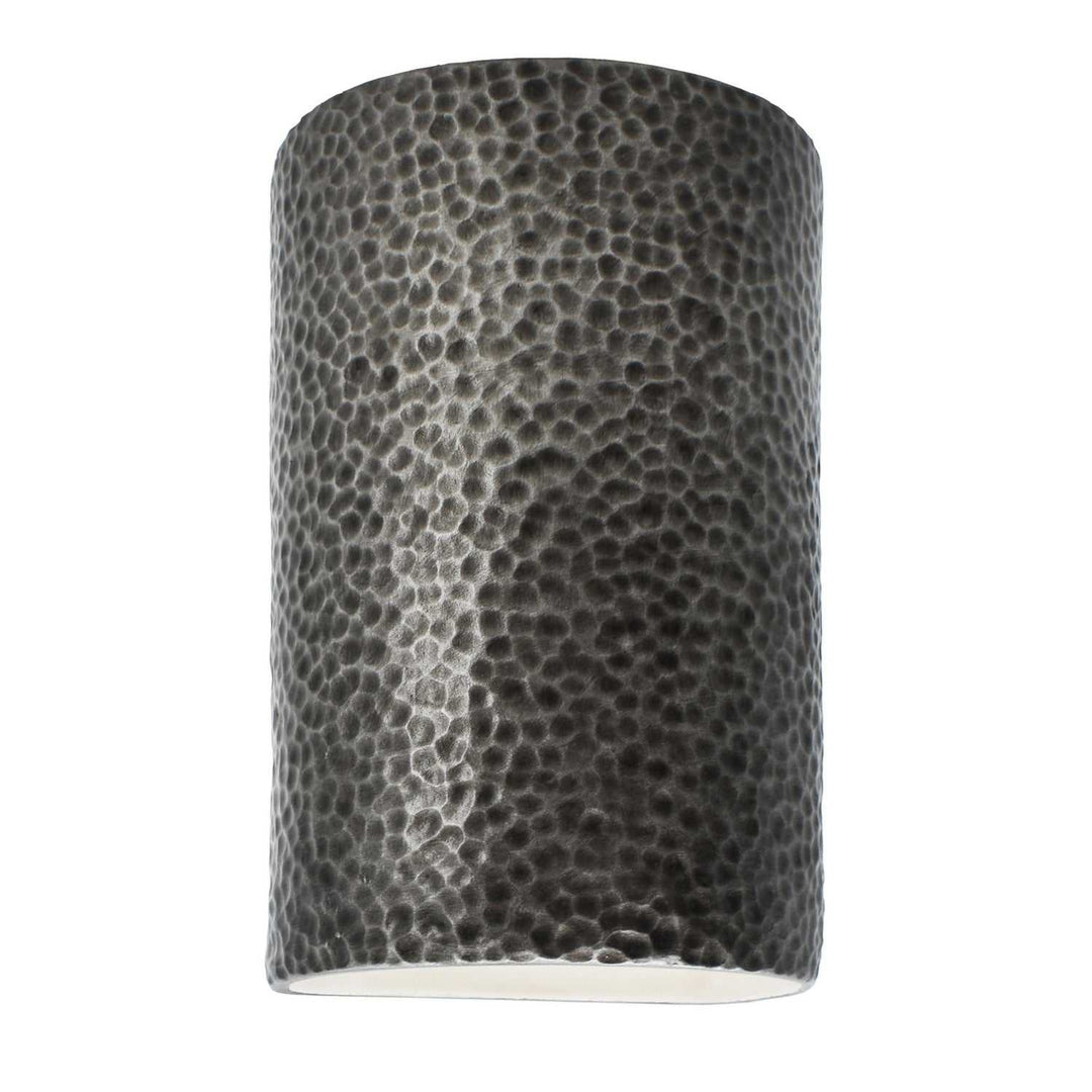 Ambiance Lantern in Hammered Pewter Justice Designs