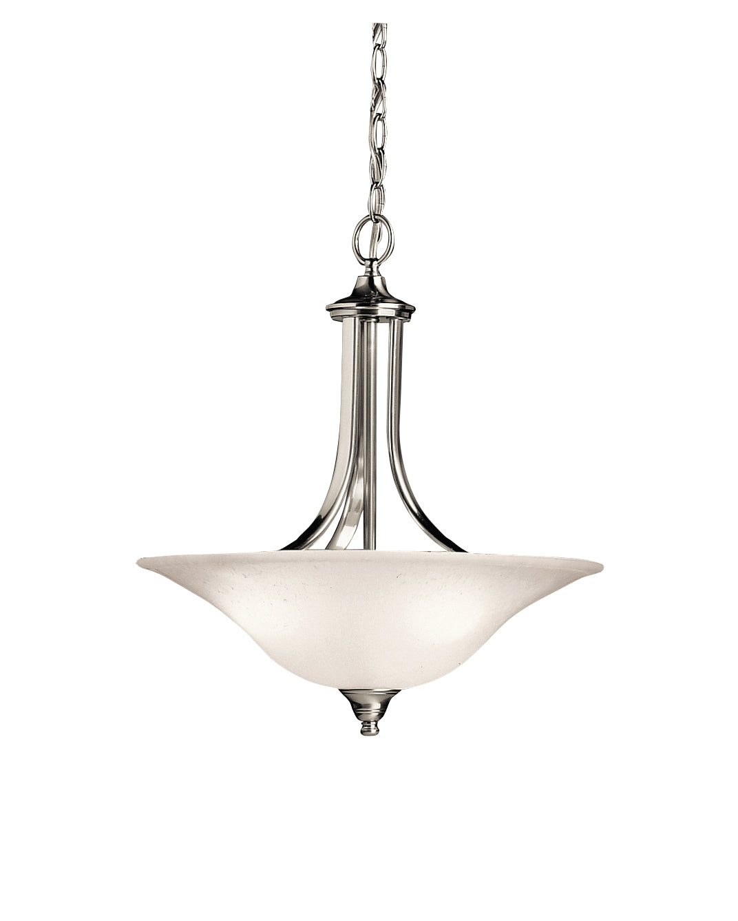 Kichler Canada - 3502NI - Three Light Pendant/Semi Flush - Dover - Brushed Nickel