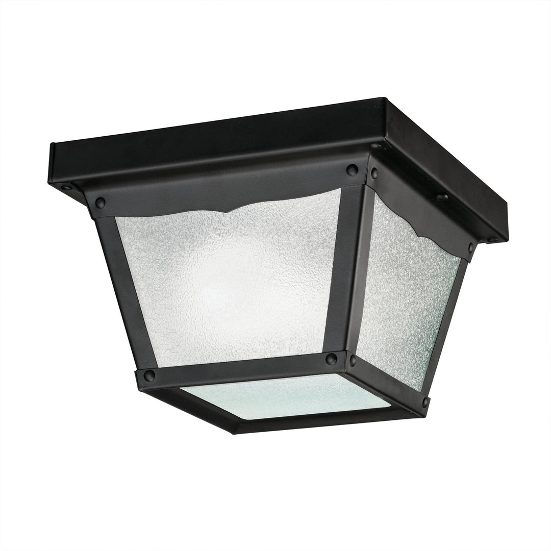 Kichler Canada - 365BK - One Light Outdoor Ceiling Mount - Outdoor Miscellaneous - Black