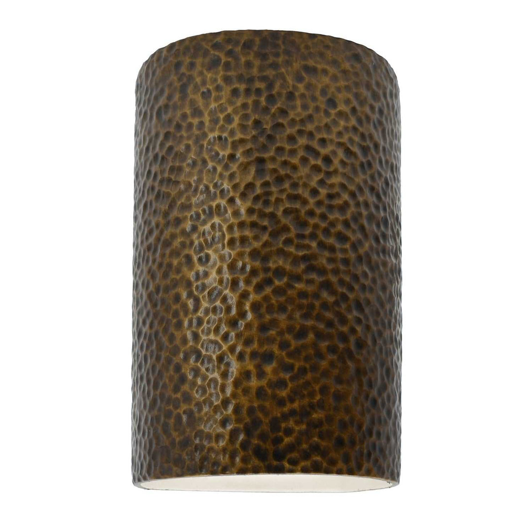 Ambiance Lantern in Hammered Brass Justice Designs