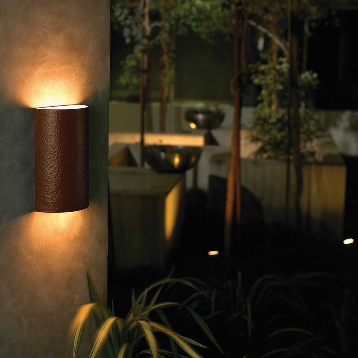Ambiance Lantern in Hammered Copper Justice Designs