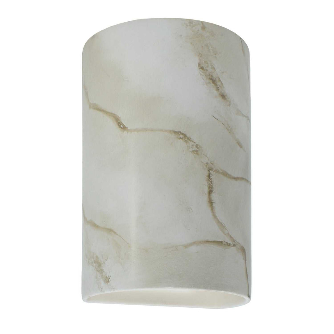 Ambiance LED Lantern in Carrara Marble Justice Designs