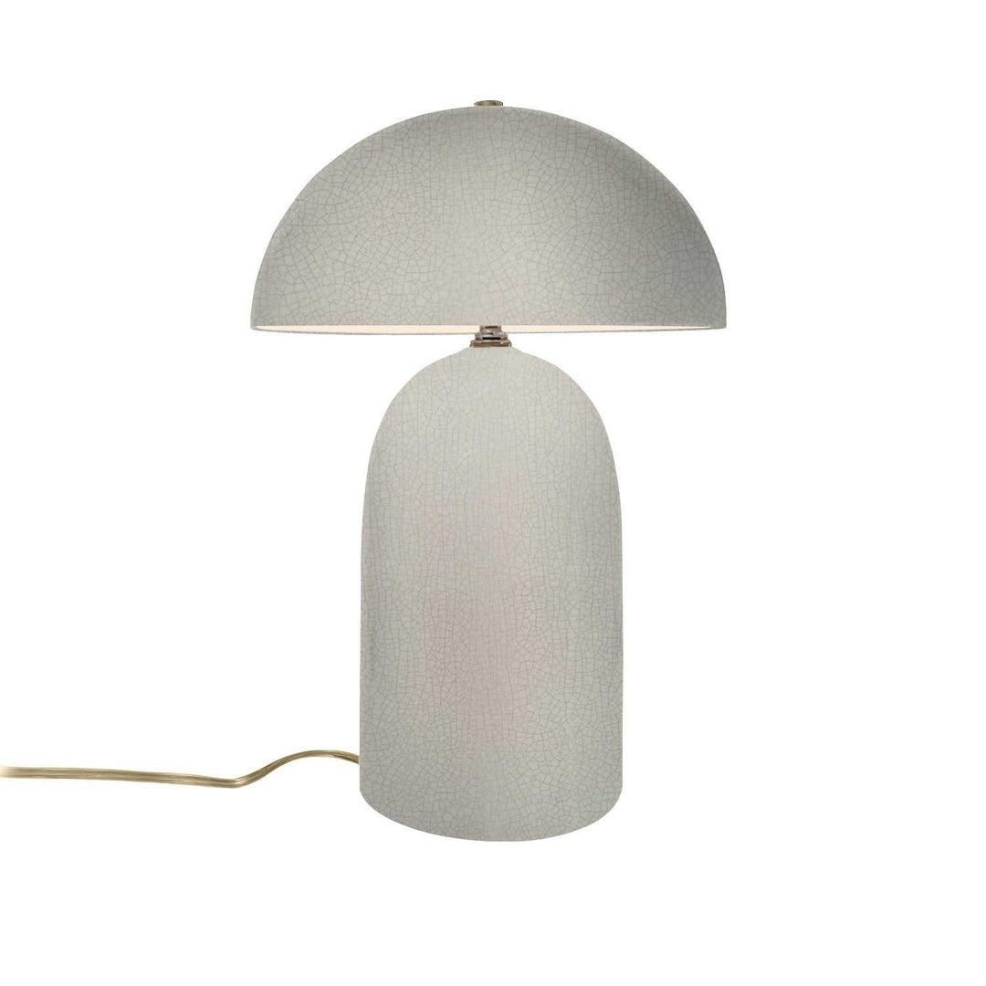 Portable Two Light Portable in White Crackle Justice Designs