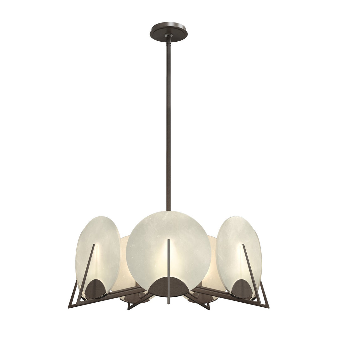 Hubbardton Forge Canada - 131059-SKT-MULT-05-AR - Seven Light Pendant - Callisto - Bronze