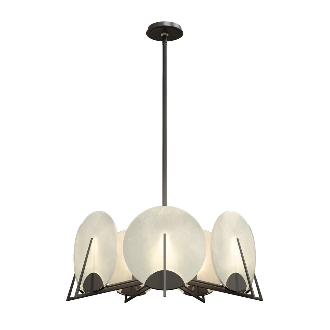 Hubbardton Forge Canada - 131059-SKT-MULT-07-AR - Seven Light Pendant - Callisto - Dark Smoke