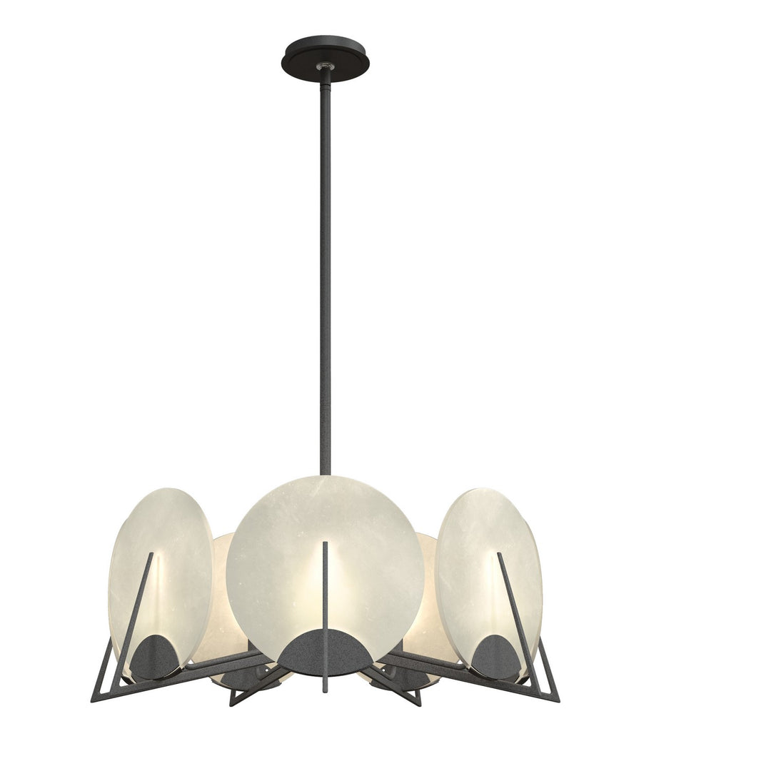 Hubbardton Forge Canada - 131059-SKT-MULT-20-AR - Seven Light Pendant - Callisto - Natural Iron