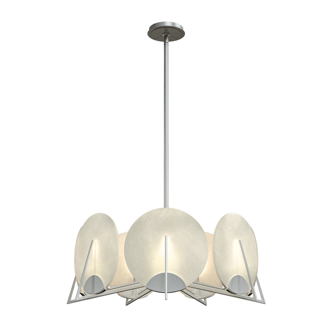 Hubbardton Forge Canada - 131059-SKT-MULT-82-AR - Seven Light Pendant - Callisto - Vintage Platinum