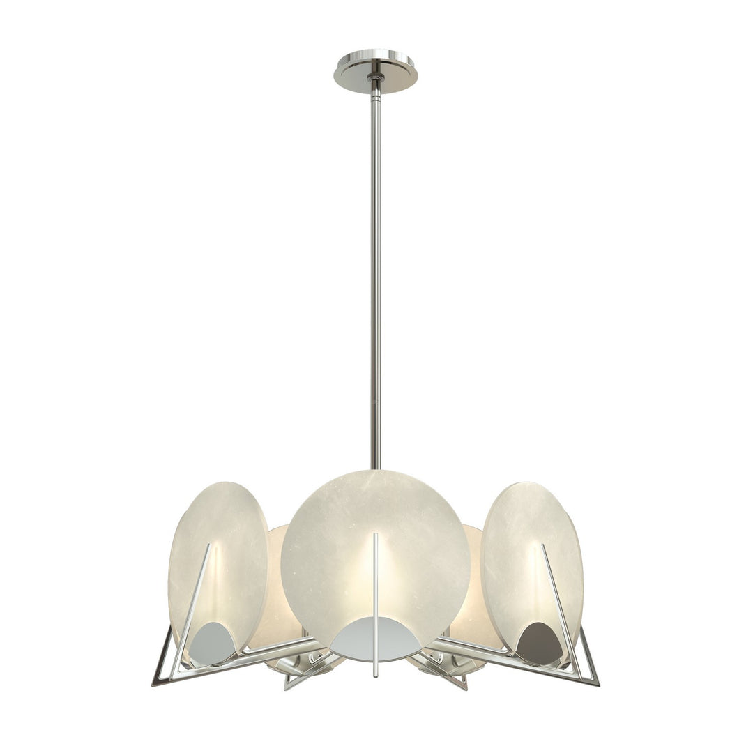 Hubbardton Forge Canada - 131059-SKT-MULT-85-AR - Seven Light Pendant - Callisto - Sterling