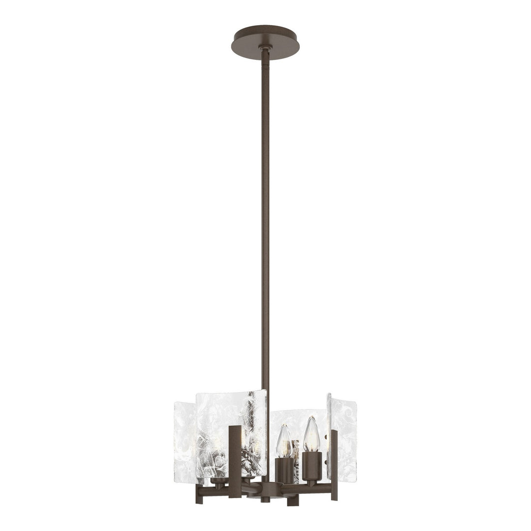 Hubbardton Forge Canada - 131060-SKT-MULT-05-YR0719 - Four Light Semi-Flush/Pendant - Arc - Bronze