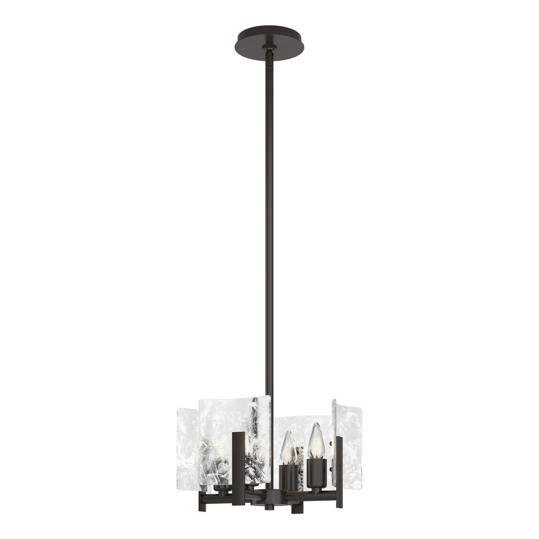 Hubbardton Forge Canada - 131060-SKT-MULT-14-YR0719 - Four Light Semi-Flush/Pendant - Arc - Oil Rubbed Bronze